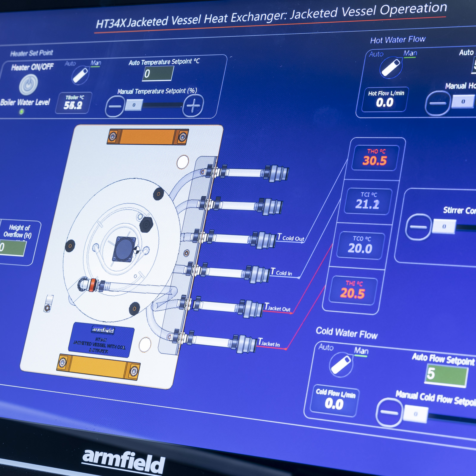 HT34X 带线圈和搅拌器的夹套容器 - 尊龙集团仪器装备中